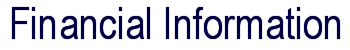 Financial Information